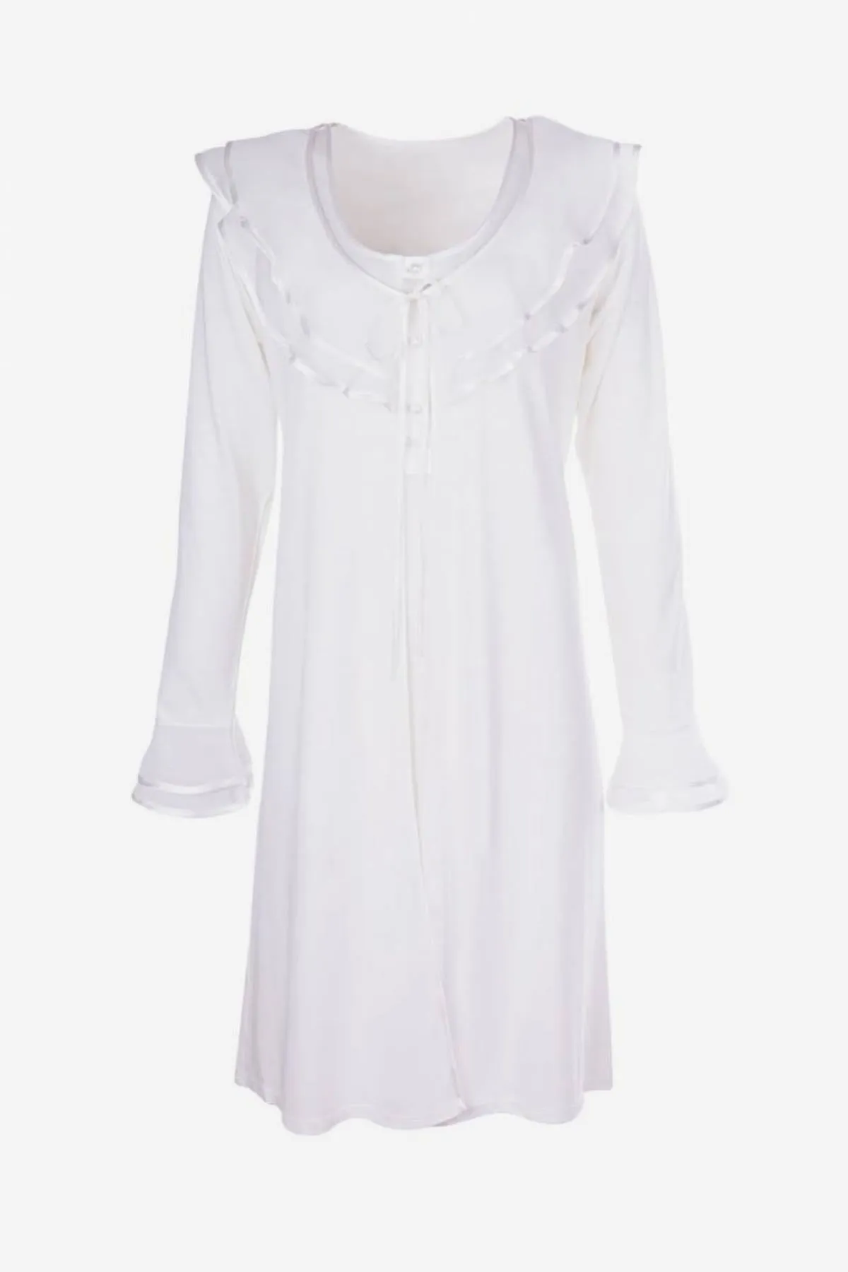 3415 Ecru Maternity Nightgown Set