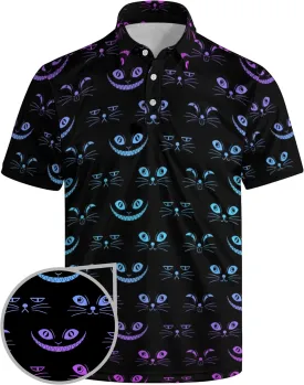 Funny Mens Golf Polo Shirts,Moisture Wicking Golf Shirts for Men Collared Short Sleeve Polo Shirts Golf Gifts