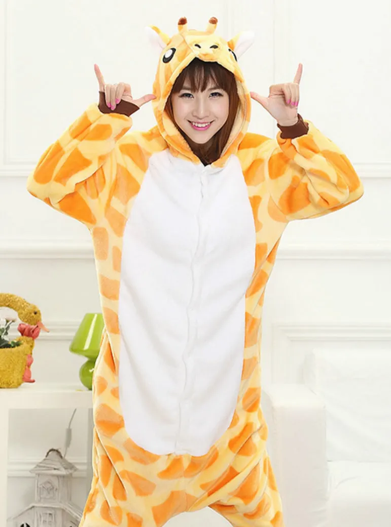 Giraffe Costume Pajamas Sleepwear Onesie