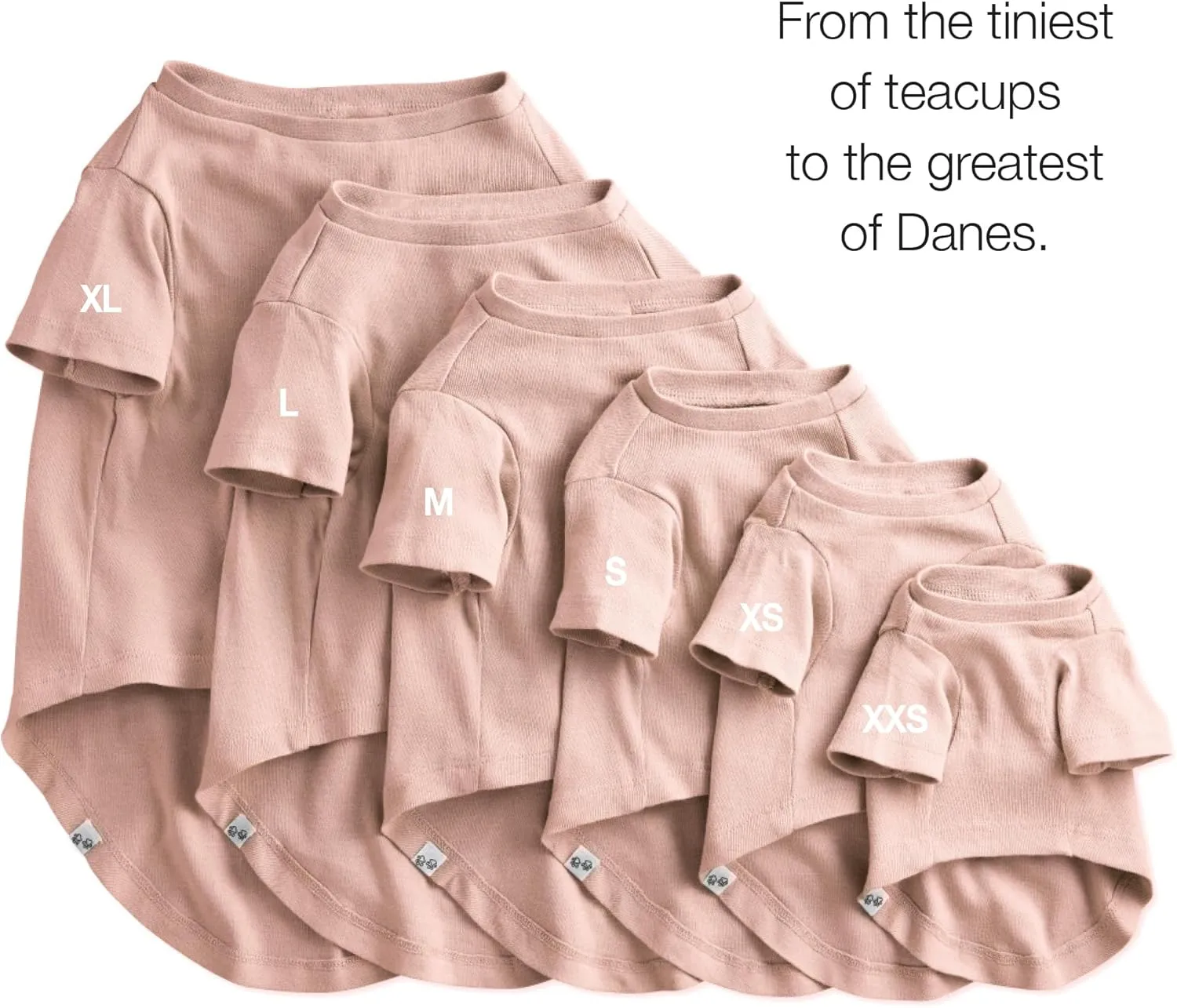 Multipack 100% Organic Cotton Dog Short Sleeve T-Shirt Pet Tees for All Breeds, Camo-Pink, X-Small