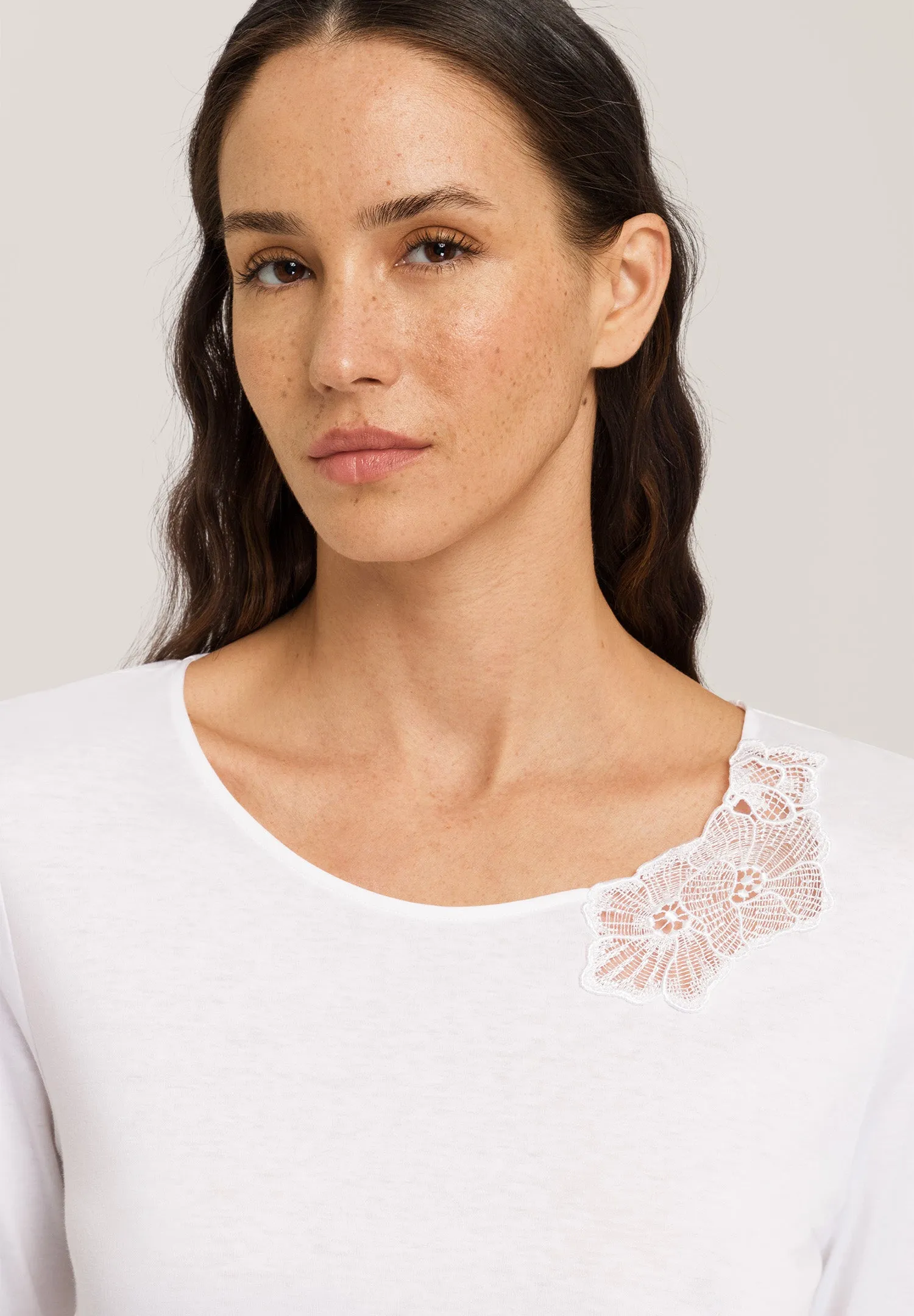 Naila Supima Cotton Nightgown | White 74996-101