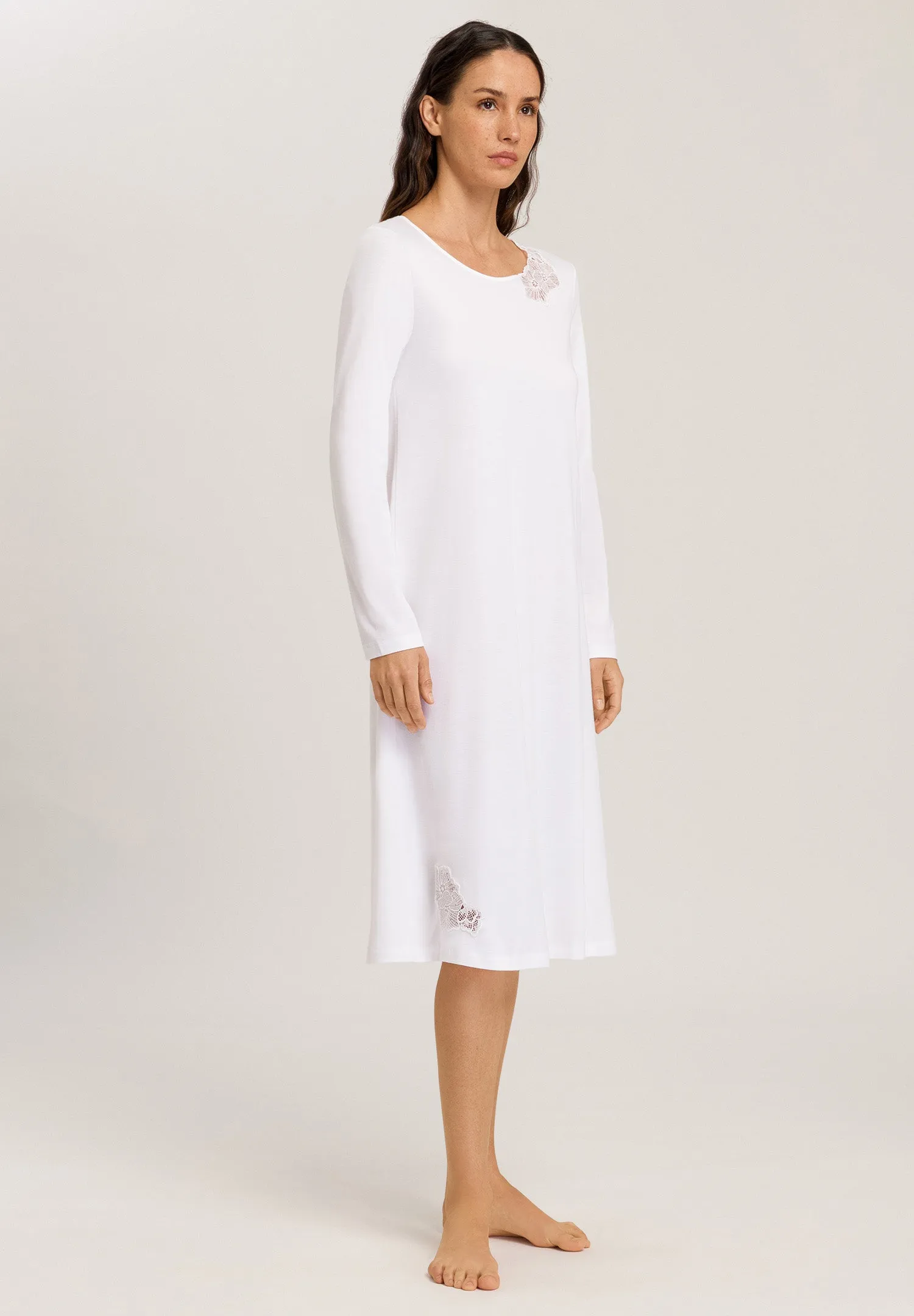 Naila Supima Cotton Nightgown | White 74996-101