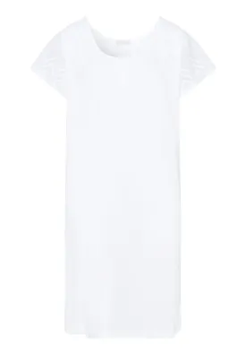 Vivia Embroidered Cotton Nightgown | White 78979-101
